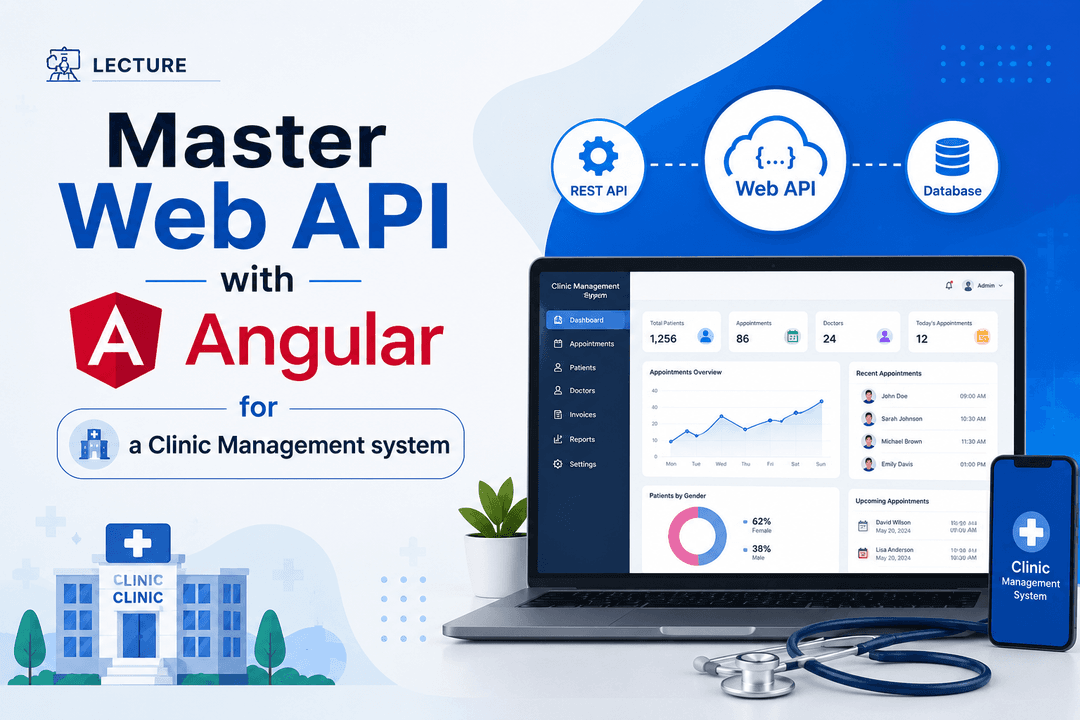 Master Web API with Angular for a Clinic Management system
